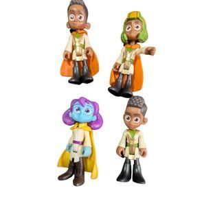 Star Wars Young Jedi Adventures 4-Piece Character Action Figurine Set 4"